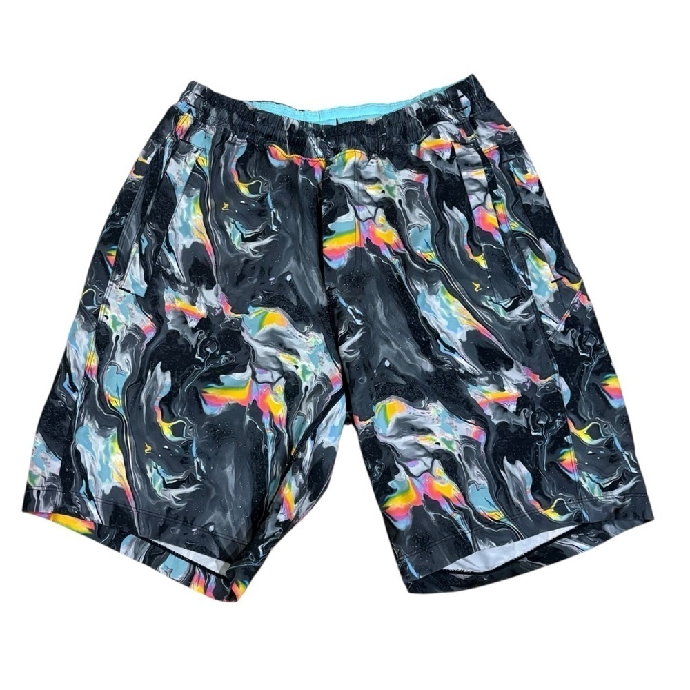 Birddogs Billy Wonkas Gym Shorts Lined 9" Elastic Waist Size Small Hybrid Short